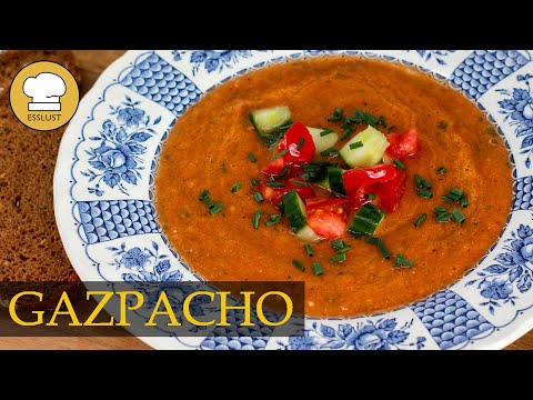 GAZPACHO - leckere low carb Sommersuppe, die auch bei Diabetes hilft
