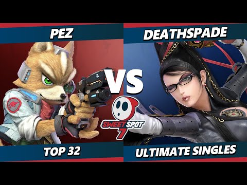 Sweet Spot 7 - PeZ (Fox) Vs. Deathspade (Bayonetta) SSBU Ultimate Tournament