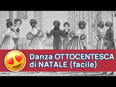 DANZA OTTOCENTESCA di NATALE | Danza facile epoca vittoriana | Danza storica di Natale