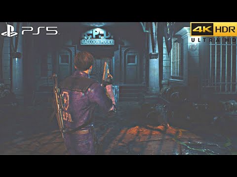Resident Evil 2 Remake (PS5) 4K 60FPS HDR + Ray tracing Gameplay - (Full Game)