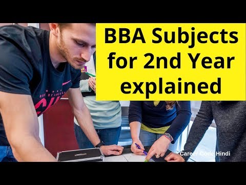 BBA ke Subjects for 2nd year 3rd and 4th sem Video