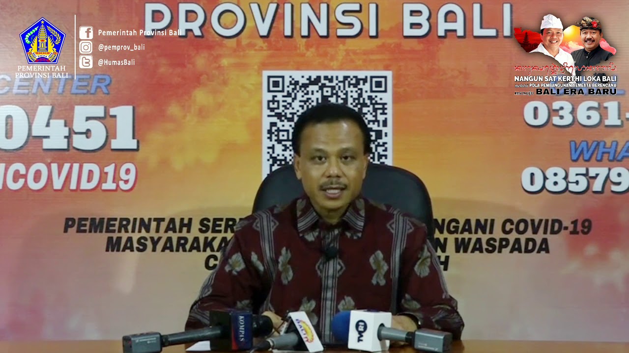 Siaran Pers Perkembangan Penanggulangan COVID–19 Provinsi Bali per 31 Maret 2020
