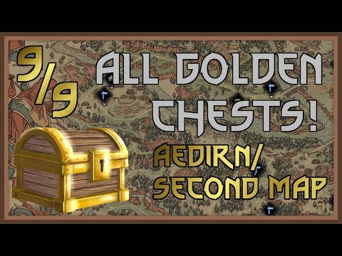All Golden Chests in Aedirn 9/9 - Second Map in Thronebreaker: The Witcher Tales