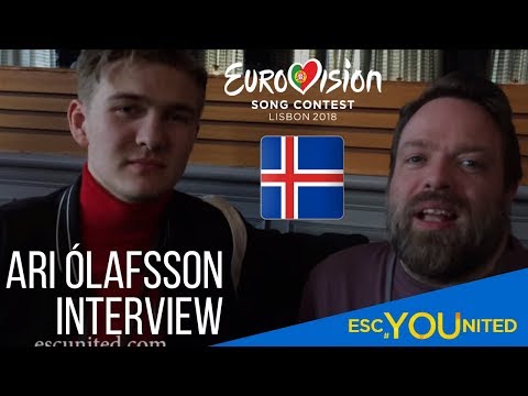 Eurovision  2018: Iceland - Ari Ólafsson - Interview in London 2018