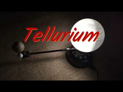 Tellurium, DDR Schulmodell für Astro Unterricht, Sonnensystem