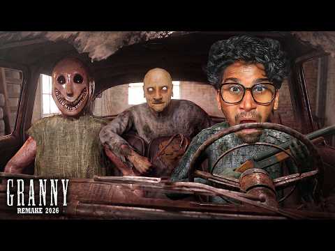 GRANDPA AS SHOTGUN WITH VISITOR MOD ( GRANNY REMAKE ) | GRANNY REMAKE 2026 GAMEPLAY