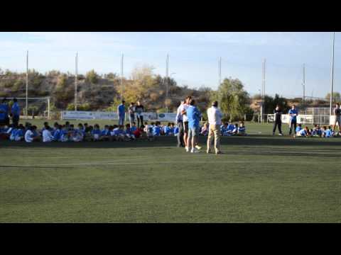 Andrés París presenta wecoachmadrid al C.D San Roque E.F.F.