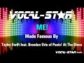 Taylor Swift feat. Brendon Urie of Panic! At The Disco - ME! (Karaoke Version) with Lyrics HD