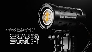 200W 小巧 還能外拍?鑫威森Sunlight 200 Pro II LED影視燈開箱評測