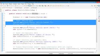 Download the video "Part 2: Displaying Output for Multilevel Inheritance — Vehicle, Car & ElectricCar"