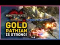 Monster Hunter Rise Sunbreak | Gold Rathian Is Amazing - Multiplayer Gameplay