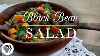 Black Bean Quinoa Rainbow Salad | Kitchen Vignettes | PBS Food
