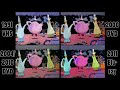 Alice In Wonderland VHS DVD Blu Ray Comparison