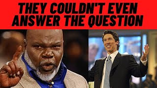 America's church hides from the big question asked.  Churches are keeping quiet so not to lose money