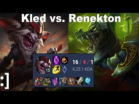 Kled vs. Renekton (RTO) - Boots are optional. (full gameplay)