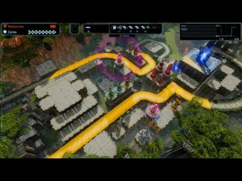 Defense Grid 2 - Mission 7 - Split Decision - Frozen Core - Normal - Gold