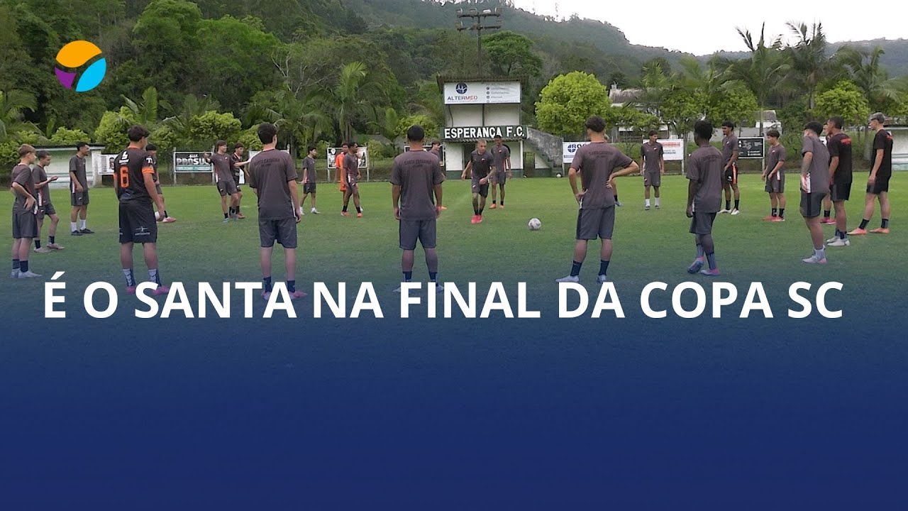 Equipe sub-20 do Santa disputa a final da Copa SC nesta terça-feira, em Ibirama