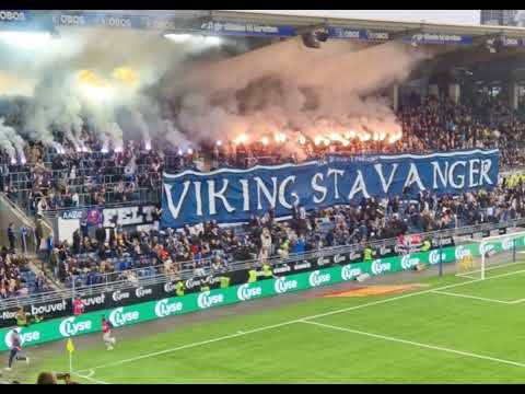 Viking - Bryne 5-1 Felt O tifo før 2. omgangen 25.10.2025
