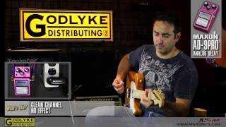 Video thumbnail for PIMPIN PEDALS' - Maxon AD-9 Pro - Analog Delay by Godlyke Inc.