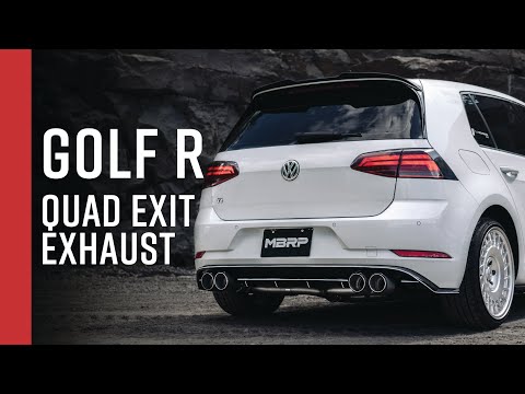 VOLKSWAGEN GOLF R // MBRP 3" Cat-Back Exhaust Overview
