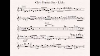 Chris Hunter Sax - Licks Outside