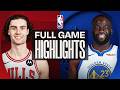 Game Recap Bulls 130 Warriors 124