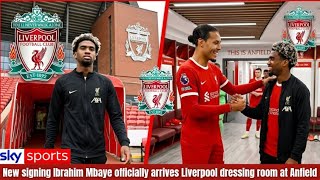 VAN DIJK JUST DID SOMETHING UNEXPECTED! CAPTAIN PERSONALLY WELCOMES £90M IBRAHIM MBAYE TO ANFIELD!