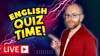 English Vocabulary LIVE QUIZ with Ger!