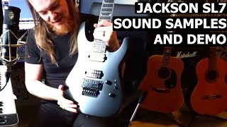 Video thumbnail for Jackson Soloist SL7 sound demo and comparison to Jackson DK2 by Andi Kravljaca