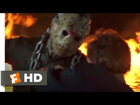Friday the 13th VI: Jason Lives (1986) - Burning Boat Battle Scene (9/10) | Movieclips