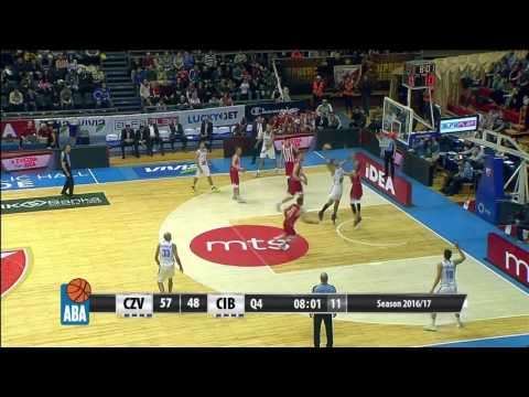 Dunk of the season? Ante Gospić rises for the SLAM! (Crvena zvezda mts - Cibona, 12.2.2017)