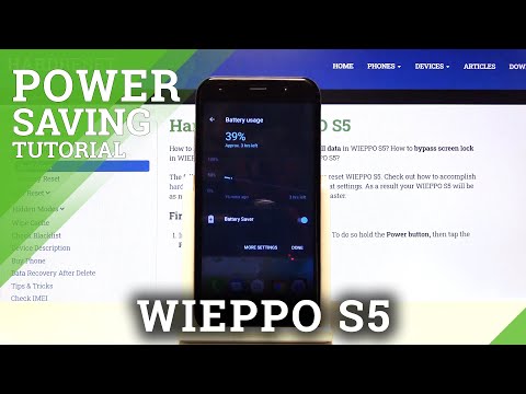 Power Saving Mode in WIEPPO S5 – Save More Battery