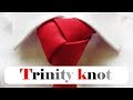 Trinity knot for Beginners step by step | How to tie a tie