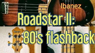Video thumbnail for Ibanez Roadstar II: Interesting Ibanez bass from the 80's... by The Bass Noodle