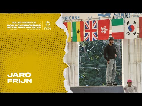 Jaro Frijn - Netherlands - Roller Freestyle World Championships  Sakai 2025