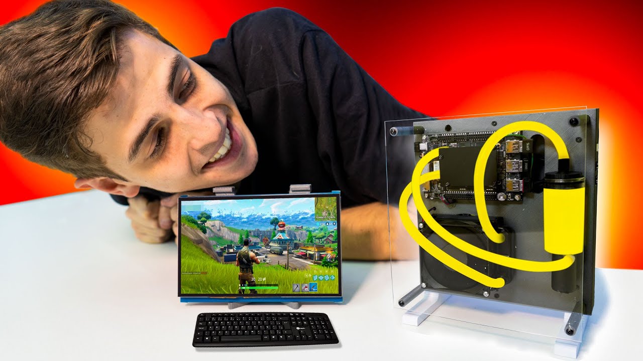 FIZ O MENOR PC COM WATER COOLER CUSTOM DO MUNDO