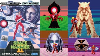 Space Harrier II Mega Drive / Genesis - C&M Playthrough