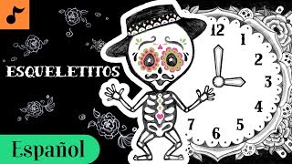 Esqueletitos | Canción infantil para el Día de los Muertos y Halloween | Little Skeletons | Canticos