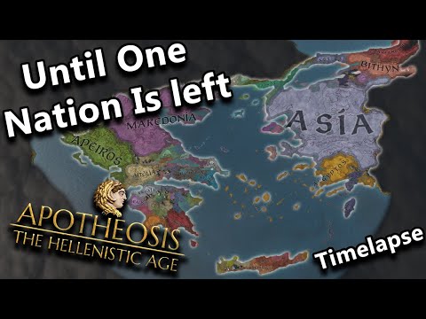 Apotheosis: The Hellenistic Age Until One nation is Left (Crusader Kings 3 Timelapse)