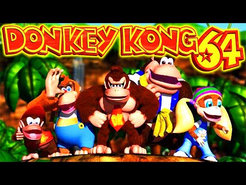 Donkey Kong 64 - Full Game Walkthrough | 101% No Damage Gameplay