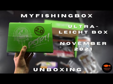 MFB Ultraleicht 2.0 Box November 2021 MyFishingBox Unboxing UL Box