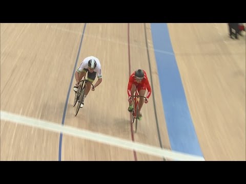 Men's Sprint Gold Final - Track Cycling World Cup - Hong Kong, China