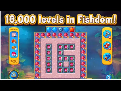 🏆 Fishdom 🤩16000🤩 LEVEL🏅 @dvaushka