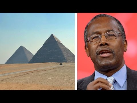 Mythbuster Ben Carson Solves the Mystery of Egypt's Pyramids