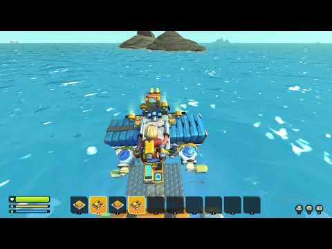 Scrap Mechanic Scrap Eco Boat No fuel With Fant mod