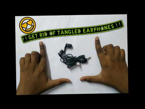 !  !  How to get rid of tangled earphones !  ! (Easiest way!!)
