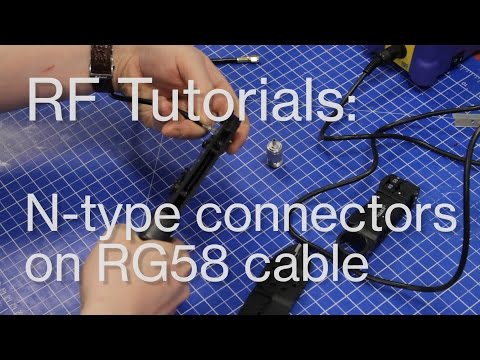 How to Crimp N-type Connectors to RG58 cable