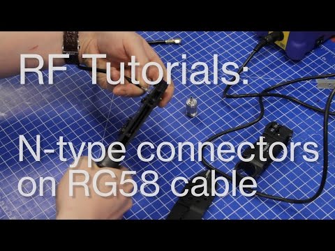 How to crimp n-type connectors to rg58 cable