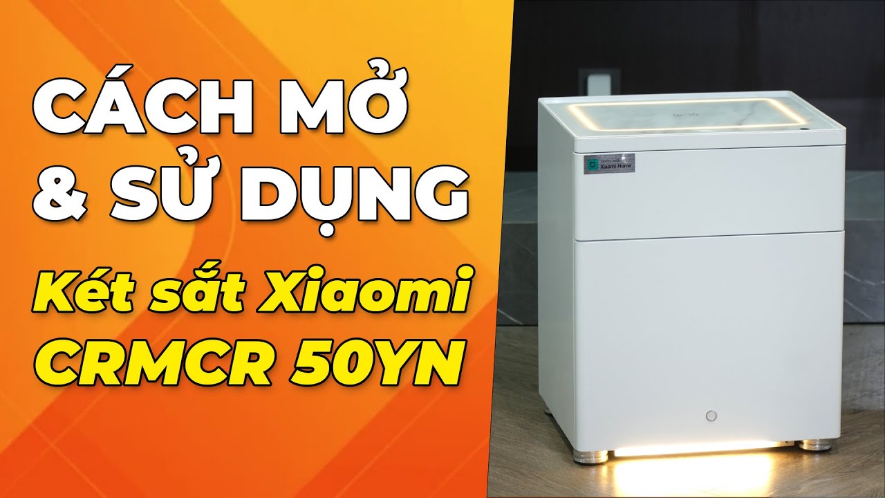 Két Sắt Tủ Đầu Giường Xiaomi CRMCR 50YN Kết Nối APP Điện Thoại Thông Minh