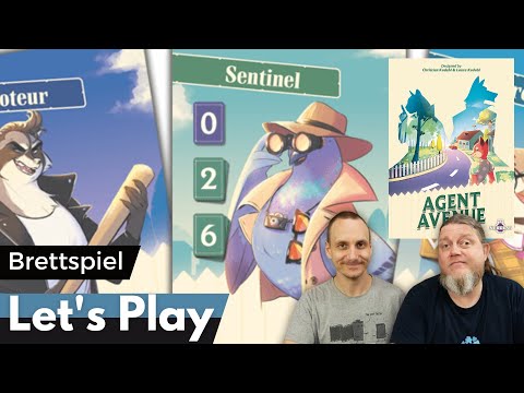 Agent Avenue – Brettspiel – Nerdlab Games – Let´s Play mit Alex & Peat
